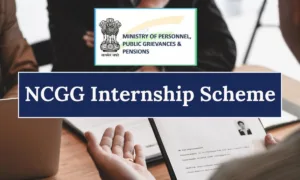 NCGG Internship Scheme